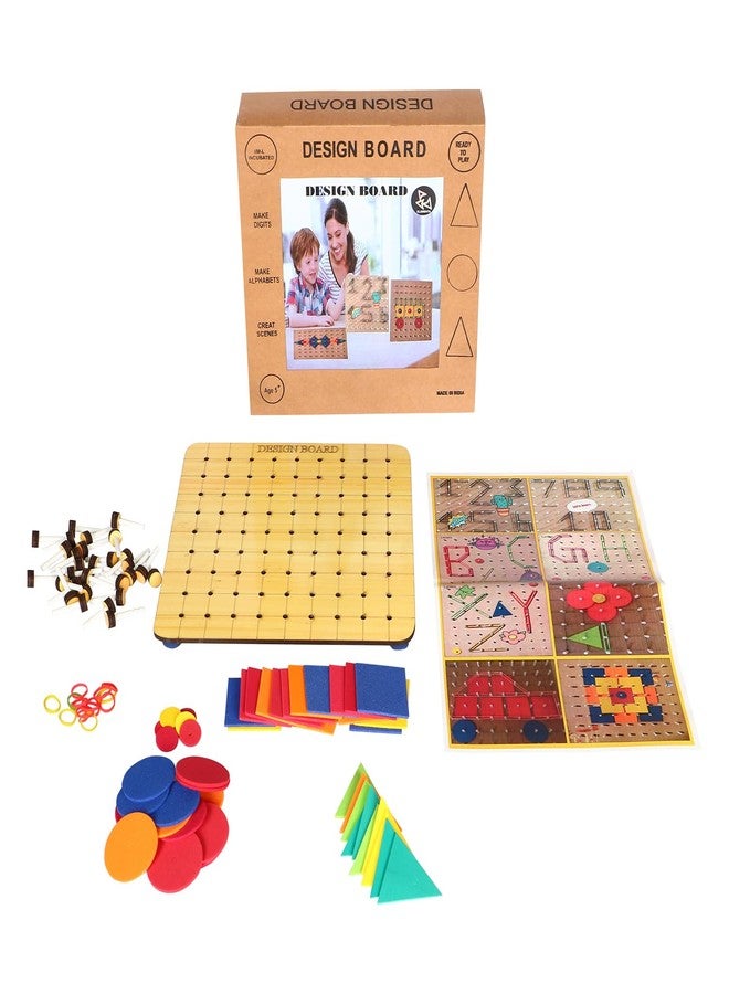 Techny Birds Technybirds Wooden Design Board|Creativity Board|Learning Toy| - Image 1